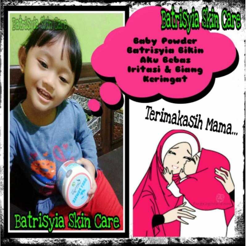 Baby powder batrisyia herbal bedak bayi 100g 100gr