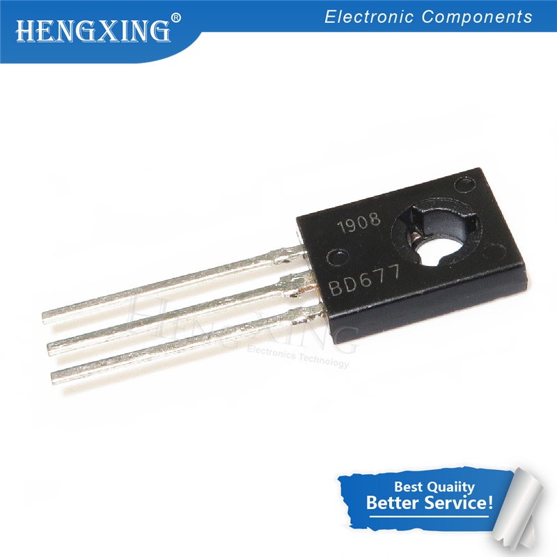 100pcs Ic BD677 TO126 BD677A TO-126 4A 60V BD677G