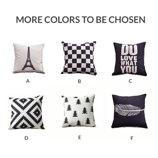 Sarung Bantal Sofa Warna Putih dan Hitam Shopee Indonesia Sarung Bantal Sofa Warna Putih dan Hitam Shopee Indonesia