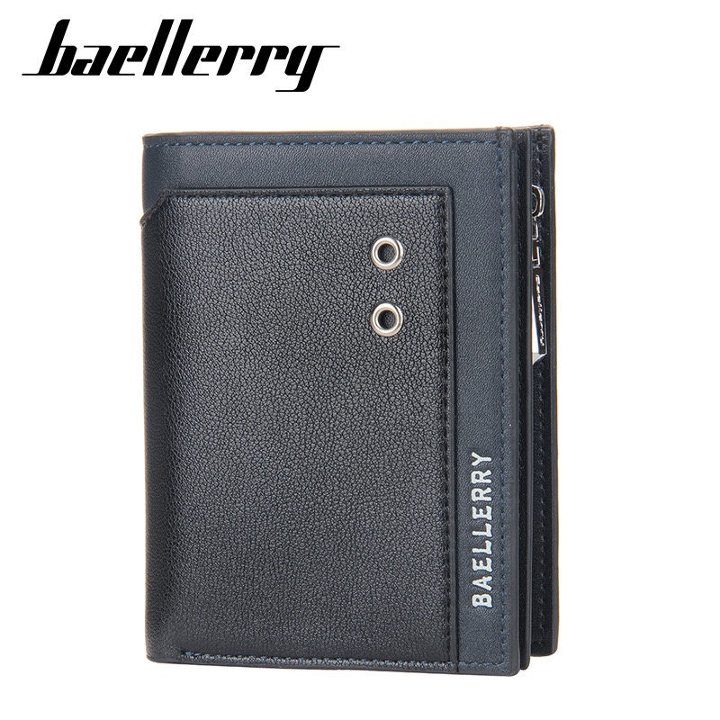 ORIGINAL BAELLERRY DOMPET UANG LIPAT ZIPPER TEBAL PREMIUM C2352