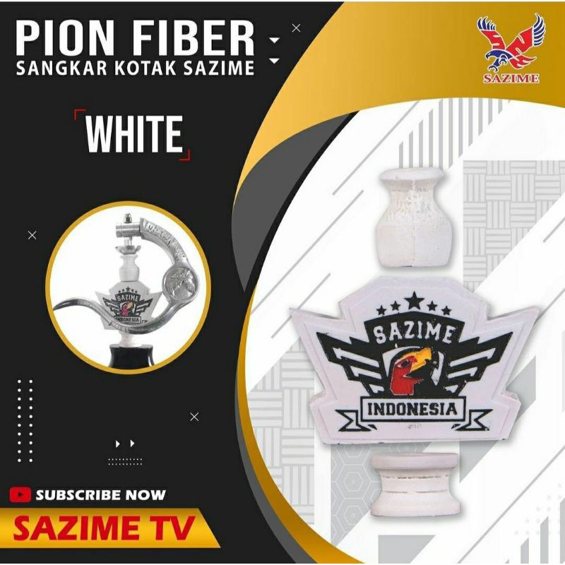 Pion Fiber Sangkar Kotak Sazime