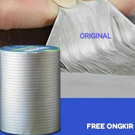 Lakban Anti Bocor Aluminum Foil Waterproof Adhesive Tape 20cm x 5Meter