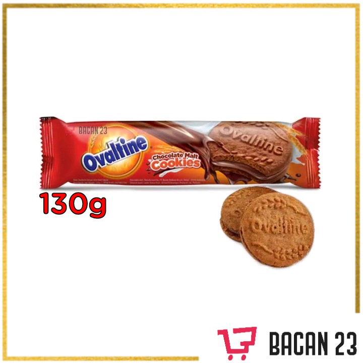 Ovaltine Chocolate Malt Biskuit (130gr) / Biskuit Ovaltine / Bacan 23 - Bacan23