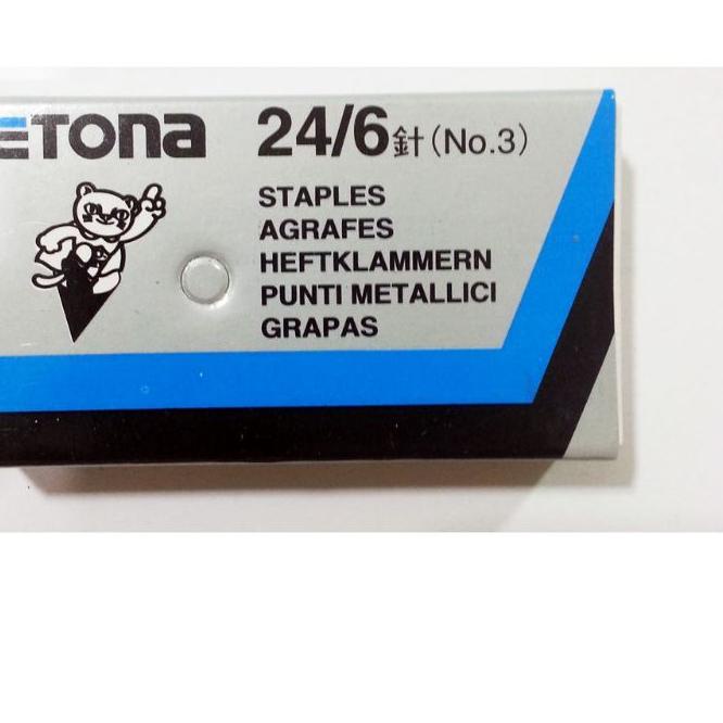 

Oke Price ♥ Isi staples Etona No.3/24/6 ( 20 kotak )''