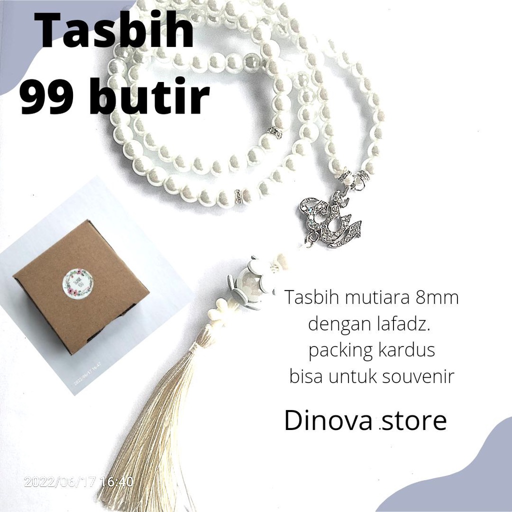 TASBIH 99 BUTIR/TASBIH MUTIARA LAFADZ