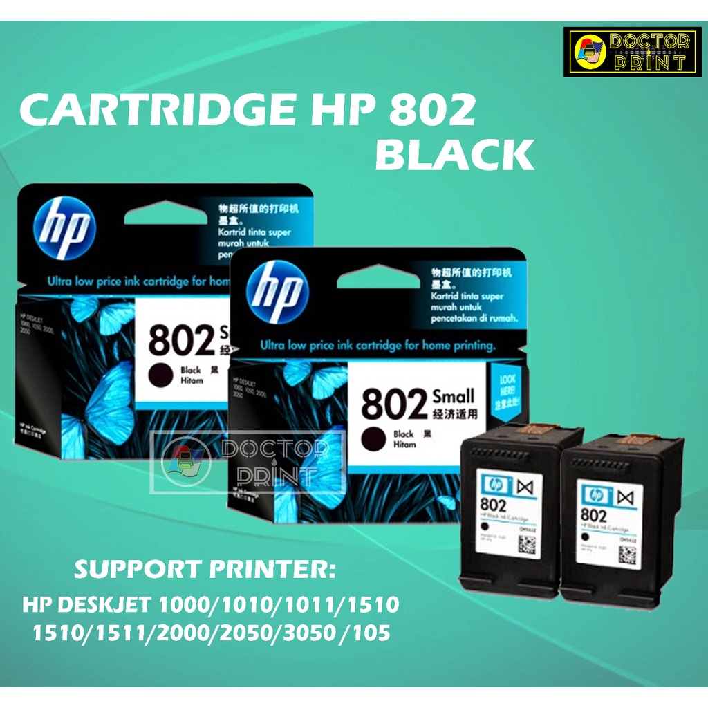 Cartridge HP 802 Black