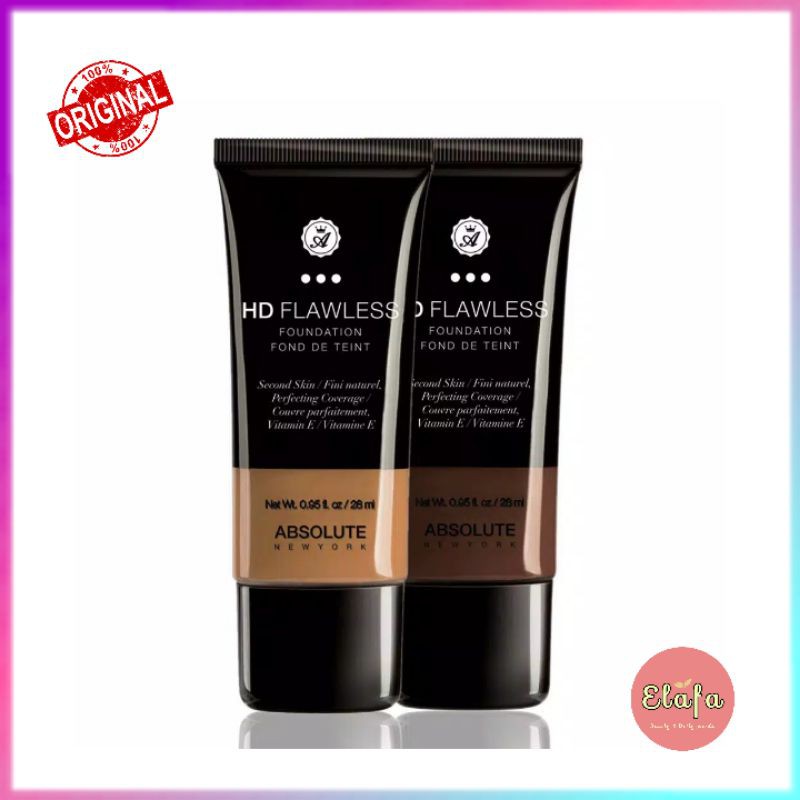 Absolute New York HD Flawless Foundation MURAH BPOM 100% ORIGINAL