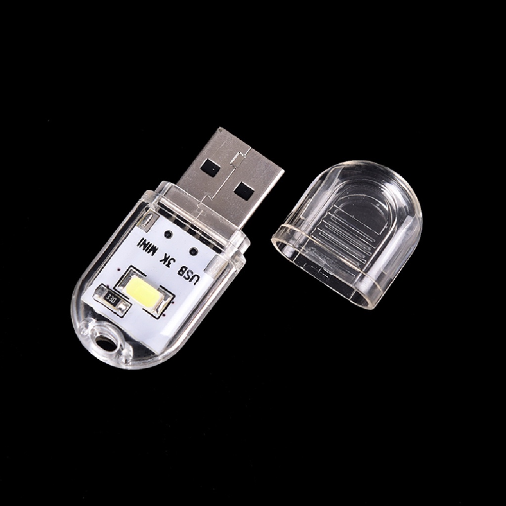 1pc Lampu Malam Led Usb Mini Portable Untuk Pc / Laptop