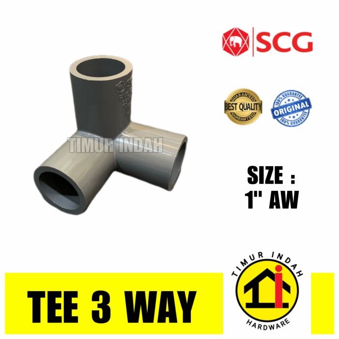 Tee 3 way 1" - SCG