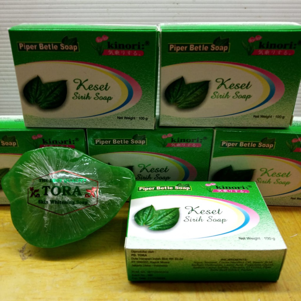 SABUN SIRIH KESET BPOM 100gr/PIPER BETLE SOAP (kinori)