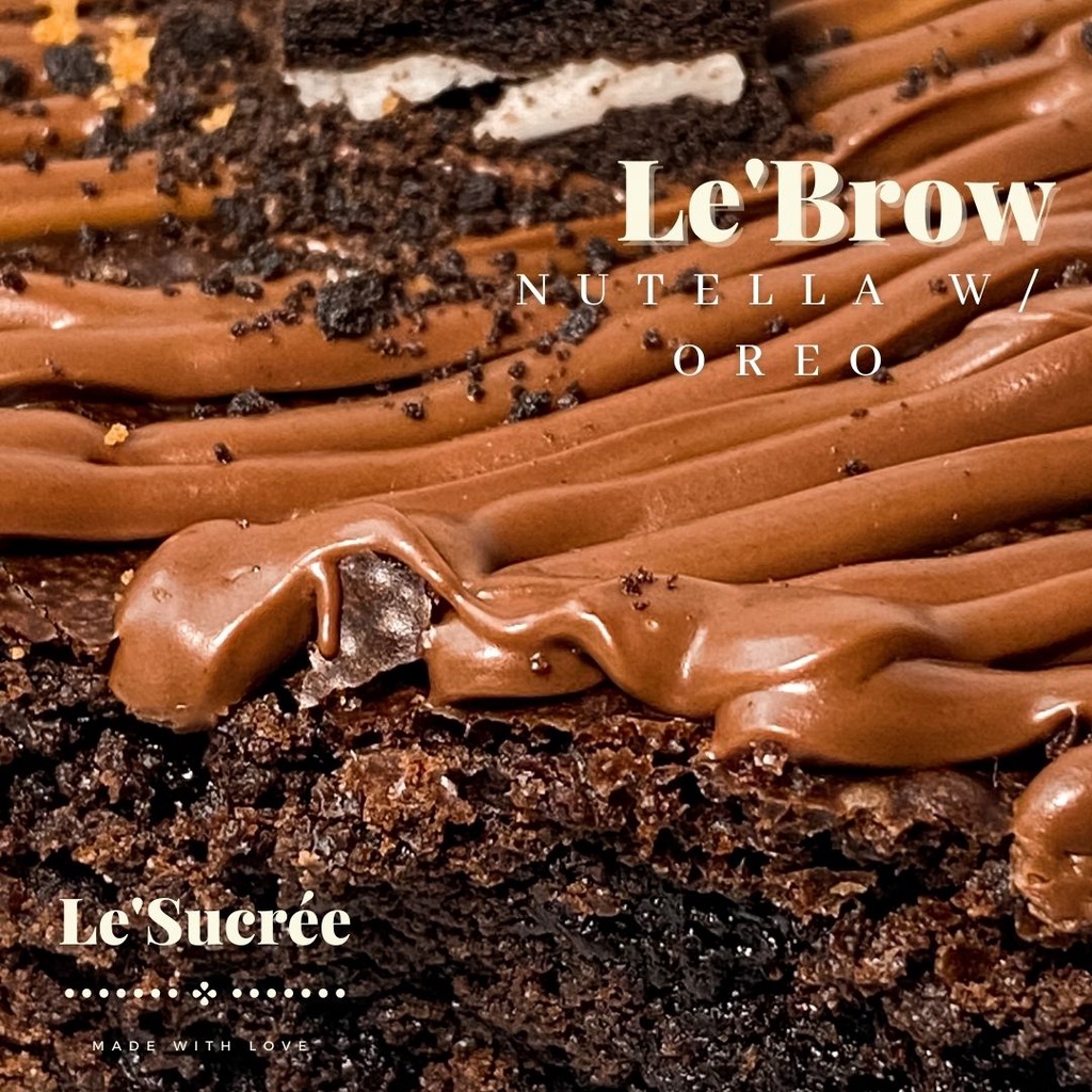 

Le'Brow | Fudgy Brownies 20x20cm | WAJIB BACA DESKRIPSI