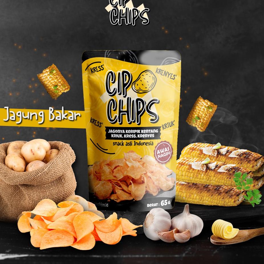 

☃ GROSIR: CIPCHIPS Keripik Kentang Snack Cemilan Bikin Nagih キ