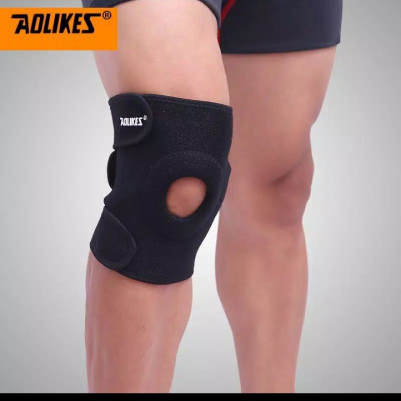 Knee support Decker aolikes /Adjustable knee pad /deker lutut /  knee support open patella