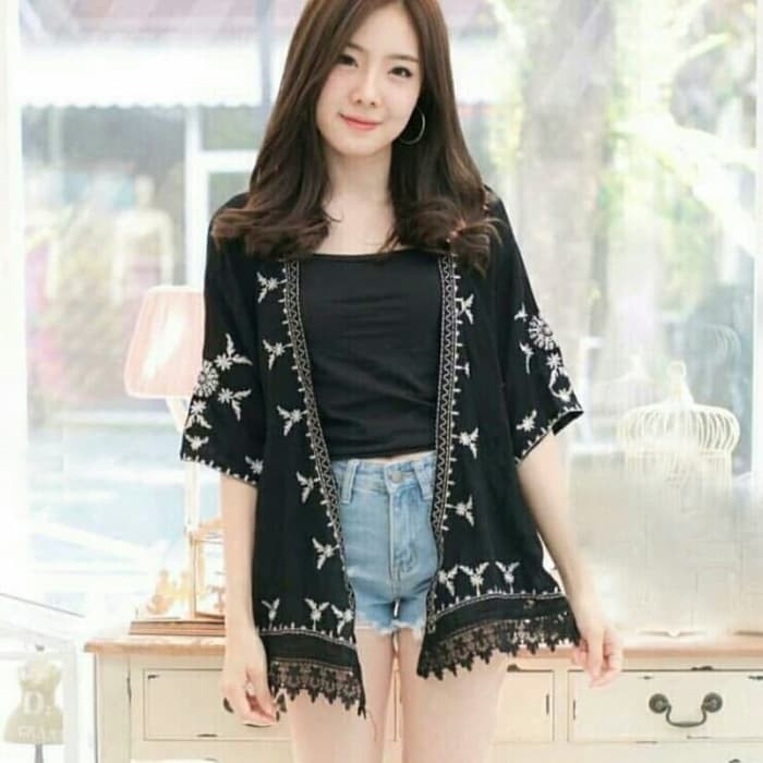 CARDI KOREA RENDA / OUTER FASHION CARDIGAN KEKINIAN      Terusan