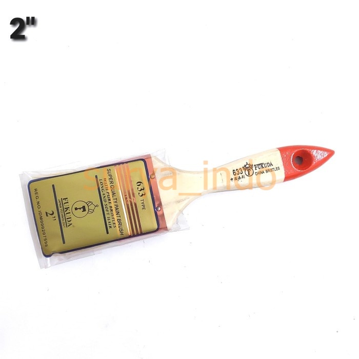 KUAS CAT 2&quot; INCH MERK FUKUDA SUPER QUALITY PAINT BRUSH