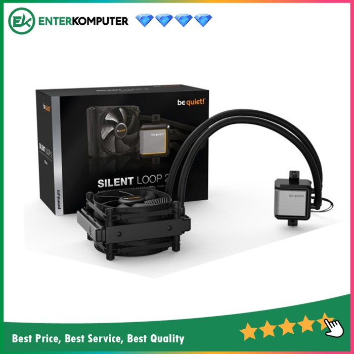 be quiet Silent Loop 2 120mm - Significant Quiet & Exceptional Cooling - 1xSilent Wings 3 120mm PWM