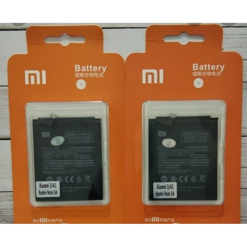 baterai battery xiaomi redmi note 5A /mi A1 original