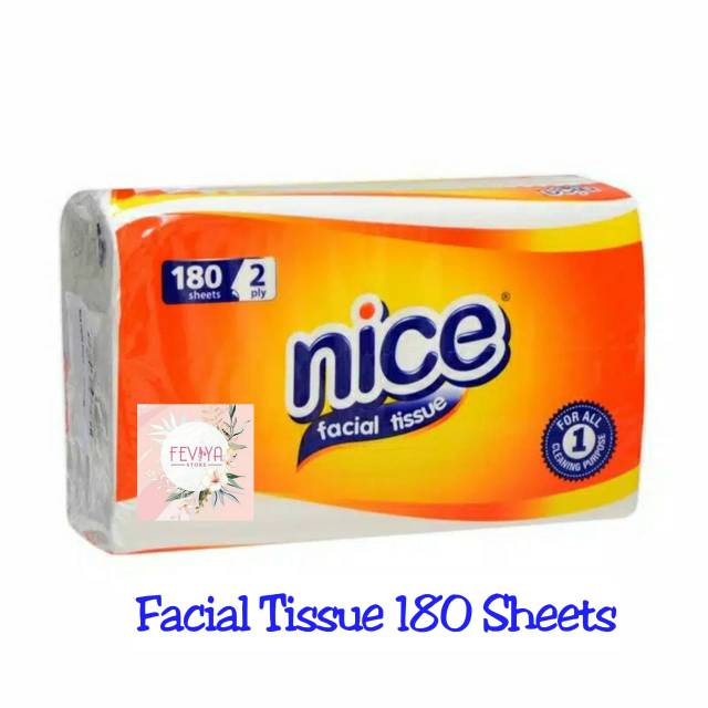 Tisu NICE Facial Tissue 180 Sheets 2 Ply / Tisu Tissu Travel PROMO !!!