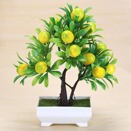 RSB COD CLEAR STOCK Ornamen Bunga plastik Buatan Dekorasi Rumah/ Flower Artifisial Vas Pot Bunga Buah BUNGA KODE 14-6