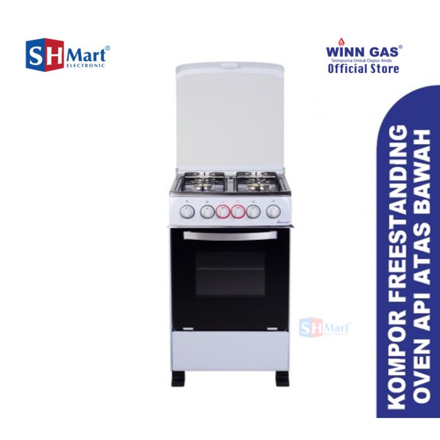 FREE STANDING WINNGAS W-5060A WINGAS OVEN GAS API ATAS DAN BAWAH  MURAH ( MEDAN)