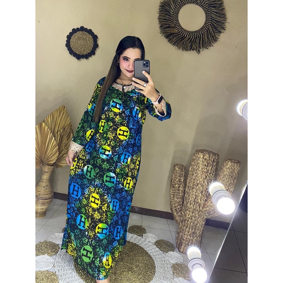 LONGDRESS RENDA HARMAS RAINBOW DASTER WANITA  DASTER KEKINIAN  DASTER PANJANG DASTER RENDA  DASTER ARAB RENDA