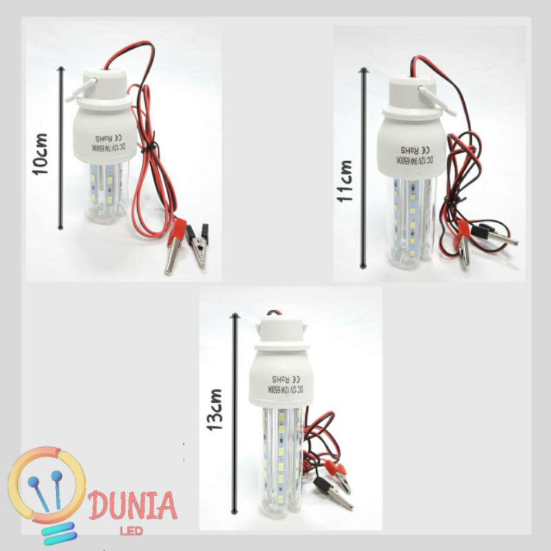 Lampu LED DC 12 Volt Cahaya Putih Lampu DC 3U