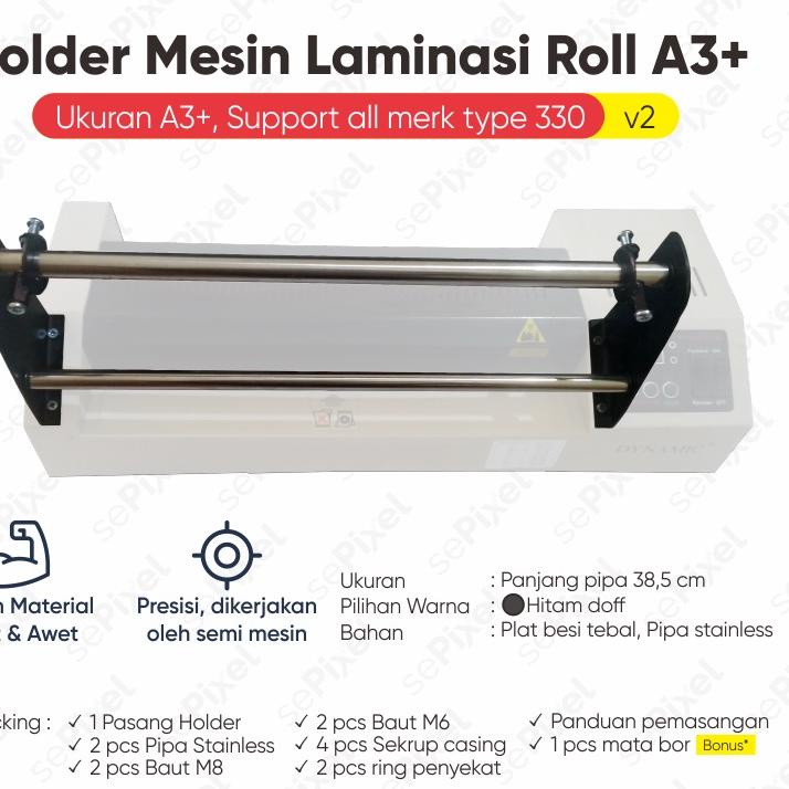 

[KODE PRODUK ZDYTO7298] Penyangga laminating Holder Mesin Laminasi Roll A3