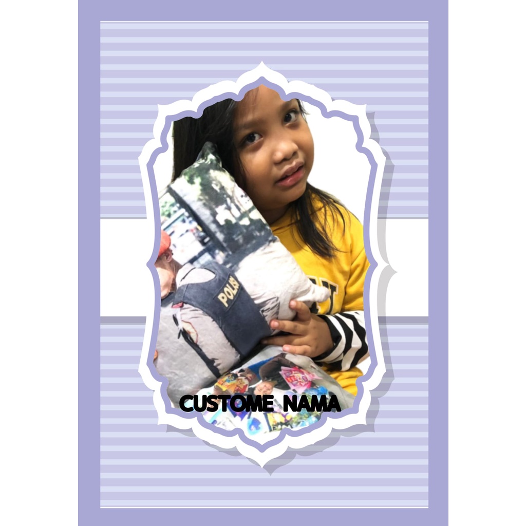 SELIMUT/BANTAL FREE CUSTOM NAMA DAN FREE CUSTOM FOTO