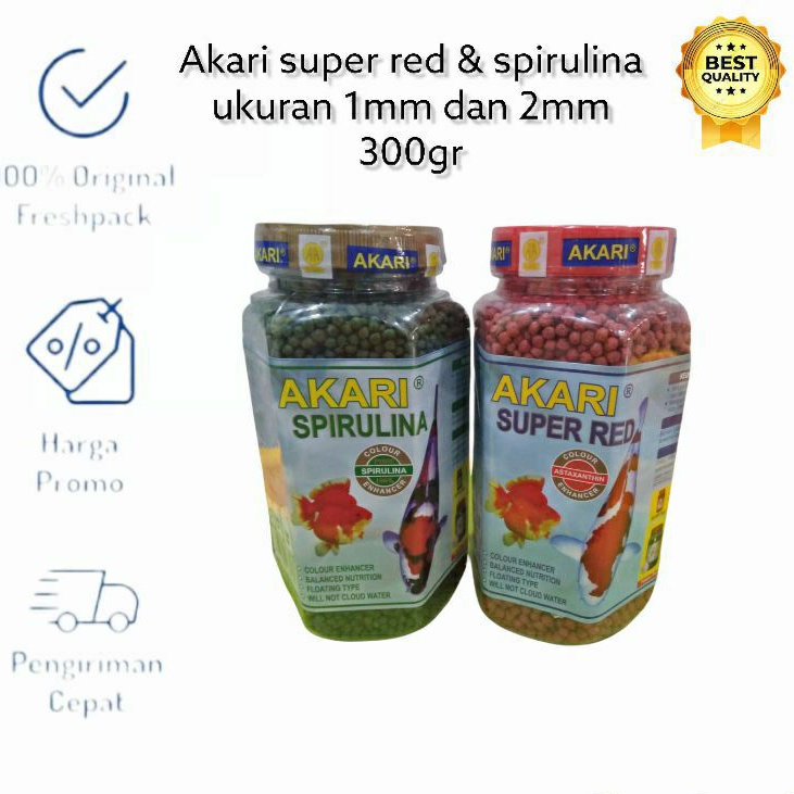 Akari SUPER RED &amp; SPIRULINA 300 Gram