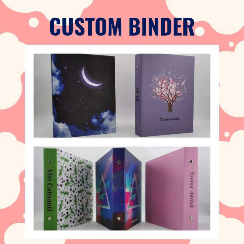 

CUSTOM BINDER B5 (26 RING) + FREE DESAIN