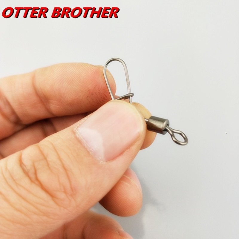 50Pcs Fishing Split Ring Stainless Steel Swivel Pin Fishing Bait Swimbait Lure Ikan Umpan Memancing