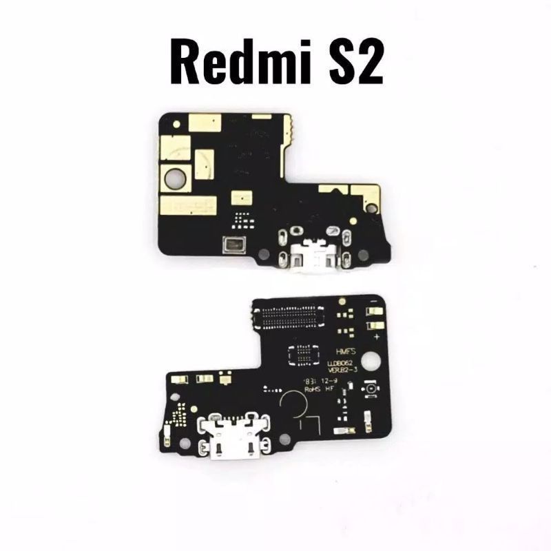 XIAOMI REDMI S2 PAPAN PCB BOARD CHARGER + MIC FLEXIBEL CONEXTOR CHARGER ORYGINAL