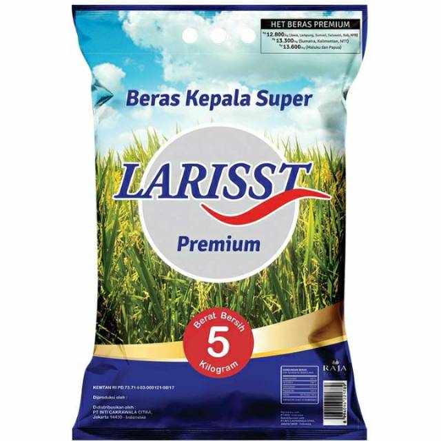 

Larisst Beras Kepala Super 5Kg