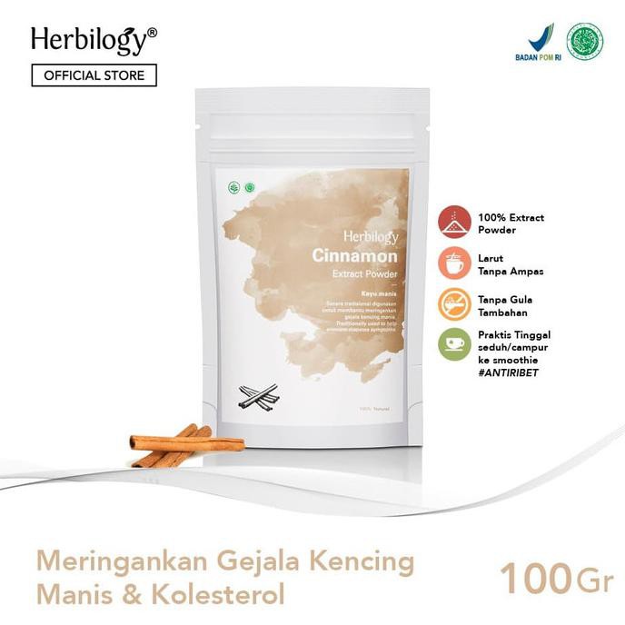 

Herbilogy Cinnamon (Kayu Manis) Extract Powder 100G