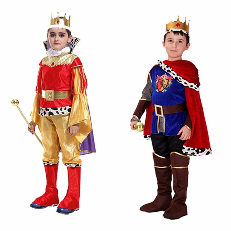 Kostum Anak Raja Halloween Costume Cosplay Western King Kostum Natal