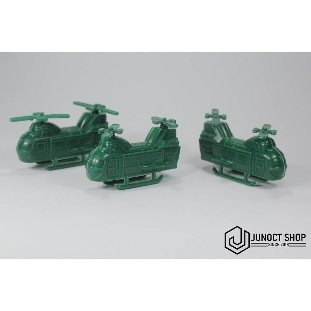 MAKET PESAWAT MILITER 1:100 PLASTIK PERANG HELI - DIORAMA MINIATUR