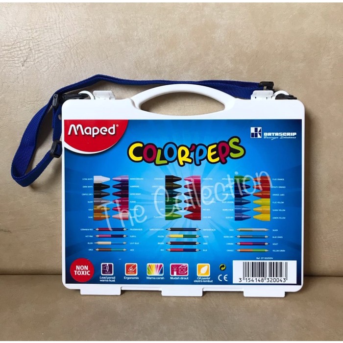 

Spesial Atk0632Mp Maped Extravagant 60 Colors Peps Ot832004 Crayon + Pensil Murah