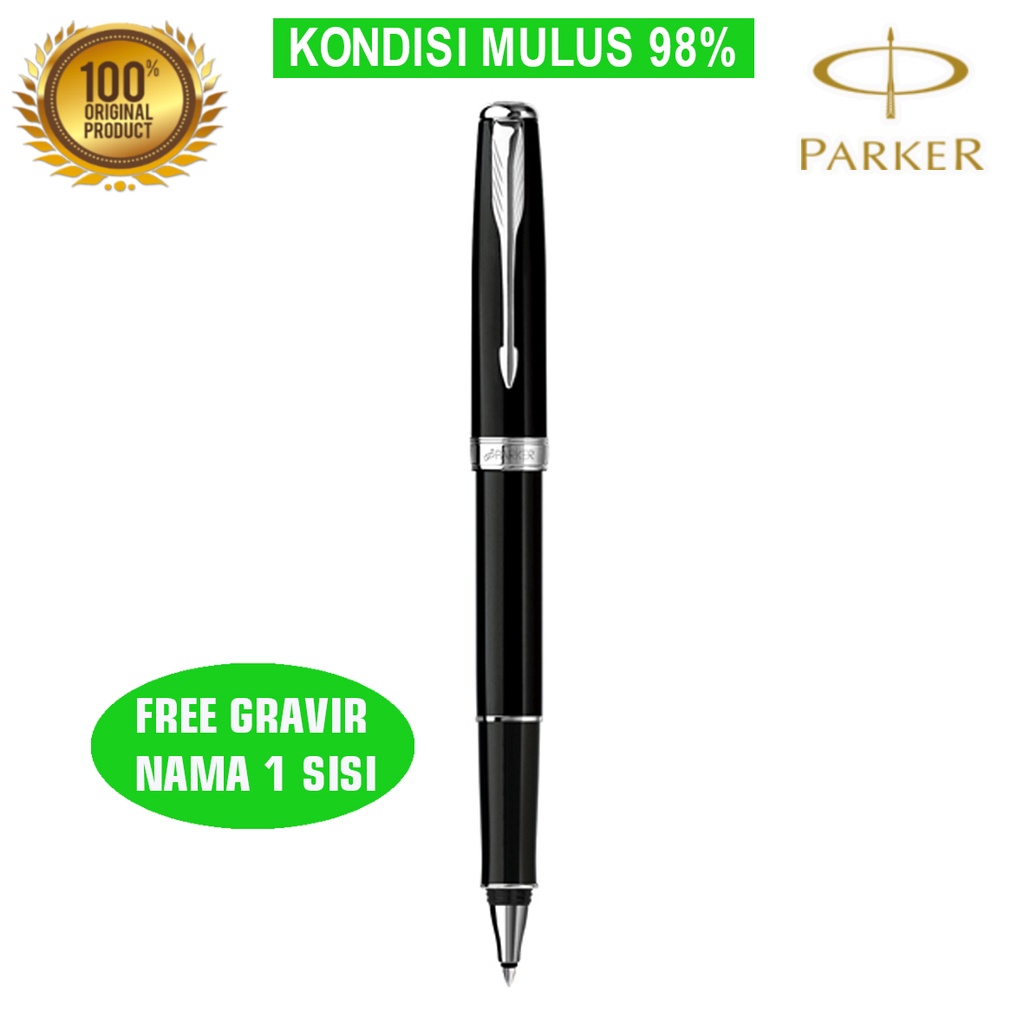 

Parker Sonnet 07 Black LQ Crome Trim Rollerball