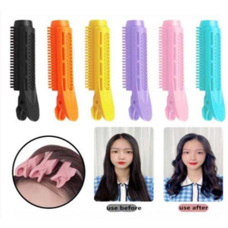 roll rambut jepit korea hair gulung jepitan clip volumizing hair poni roller blow keriting curl