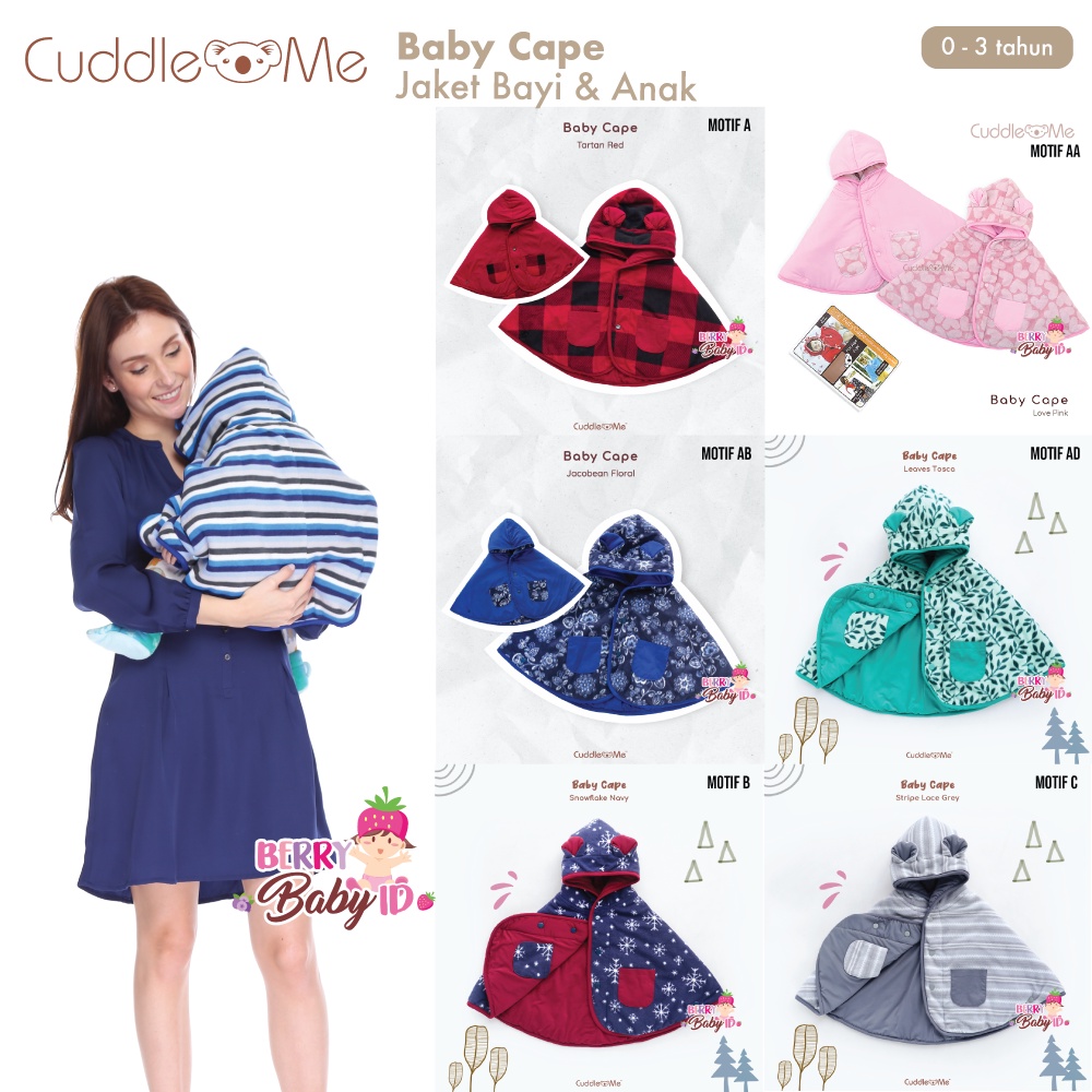 Cuddle Me Baby Cape Jaket Bayi Anak CuddleMe 0-3 Tahun Bolak Balik Baju Hoodie Grosir (2) Berry Mart