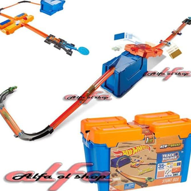 Hot Wheels Track Stunt Box Hotwheels Track Builder Diecast