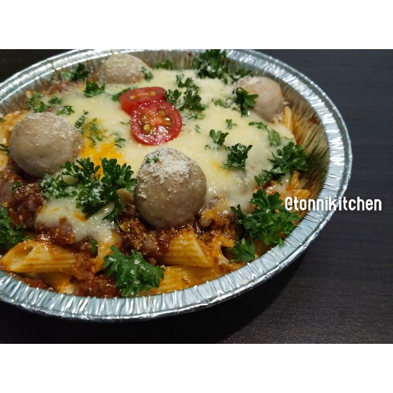 

Baked Penne Cheese Meatballs
