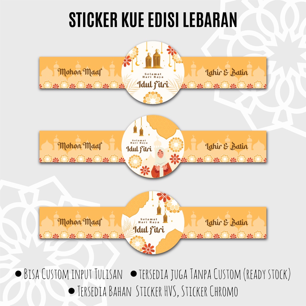 

Artomaringi Stiker Idul Fitri/Stiker Lebaran/Stiker Ucapan Hari Raya CK 04