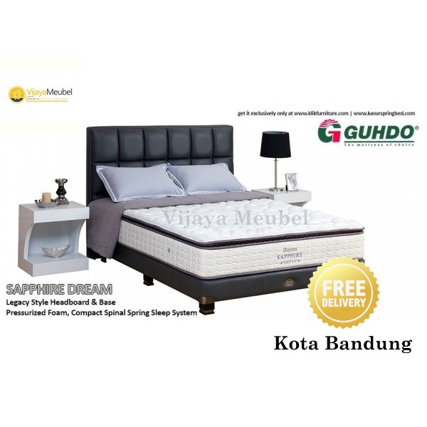Springbed Guhdo Sapphire Dream ukuran 160x200 Fullset