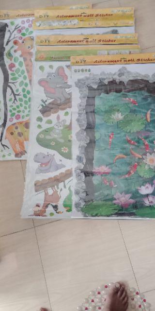 Xl8126 Floor Sea Walstiker Wallsticker 60x90