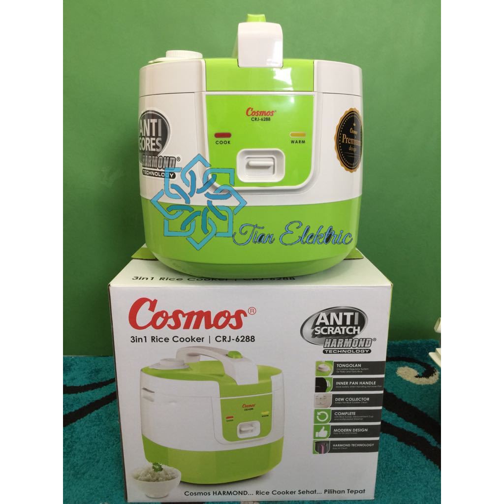 COSMOS HARMOND CRJ-6288 MagicCom / Rice Cooker 3IN1