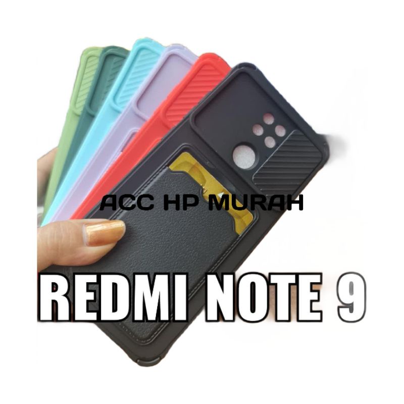 REDMI 10C 9 9A NOTE 8 NOTE 8 PRO NOTE 9PRO NOTE 11 NOTE 11PRO CASE MACARON + TEMPAT KARTU