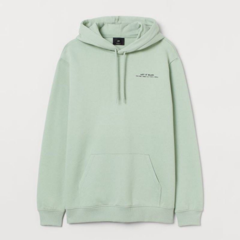 HOODIE Let It Bloom Green H*M