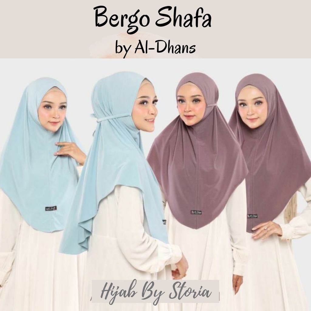 HIJAB INSTAN HIJAB BERGO SHAFA BY AL DHANS ORIGINAL