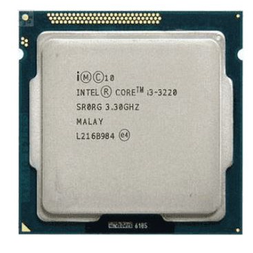 Processor Intel core i3-3220 TRAY FAN cooler cpu 3.3Ghz lga 1155 cache 3mb tdp 55w 4 threads HD graphics 2500 ivy bridge